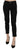 John Galliano Black Mid Waist Cropped Cut Hem Denim Casual Pants John Galliano
