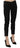 John Galliano Black Mid Waist Cropped Cut Hem Denim Casual Pants John Galliano