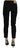 John Galliano Black Mid Waist Cropped Cut Hem Denim Casual Pants John Galliano