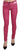 Dolce & Gabbana Pink Velvet Mid Waist Skinny Trouser Pants Dolce & Gabbana