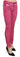 Dolce & Gabbana Pink Velvet Mid Waist Skinny Trouser Pants Dolce & Gabbana
