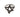 Nialaya Chic Black Rhodium Silver CZ Crystal Ring Nialaya