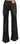 John Galliano Black Washed Mid Waist Flared Denim Casual Jeans John Galliano