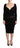 GF Ferre Elegant Black Sheath Dress with Sweetheart Neckline GF Ferre