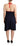 Roccobarocco Navy Blue Cotton Midi Halter Dress Roccobarocco
