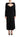 PINKO Elegant Black Nylon Stretch Maxi Dress PINKO