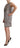 Comeforbreakfast Gray Sleeveless Shift Knee Length Dress Comeforbreakfast