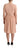 Twinset Beige Polyester Sleeveless Shift Knee Length Dress Twinset