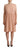 Twinset Beige Polyester Sleeveless Shift Knee Length Dress Twinset