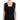 Roccobarocco Elegant Sleeveless Black Mini Dress with Gold Details Roccobarocco