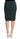 MILA SCHÖN Emerald Elegance Wool-Blend Pencil Skirt MILA SCHÖN