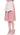 Comeforbreakfast Elegant Pleated Knee-length Skirt in Pink and Gray Comeforbreakfast
