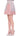 Comeforbreakfast Sleek Pleated Mini Skirt in Pink and Gray Comeforbreakfast