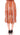 Licia Florio Orange Brown Below-Knee Chic Skirt Licia Florio