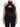 Exte Elegant Black Evening Wrap Top Blouse Exte