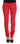 Costume National Red Cotton Blend Super Slim Fit Jeans Costume National