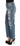 John Galliano Blue Wash Cotton Boyfriend Fit Cropped Jeans John Galliano