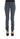 John Galliano Blue Cotton Blend Slim Fit High Waist Jeans John Galliano