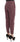 Ermanno Scervino Bordeaux Cotton Cropped Cargo Pants Ermanno Scervino
