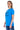 Frankie Morello Light Blue Cotton Women Top Frankie Morello
