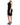 Roccobarocco Elegant Black Sheath Knee-Length Dress Roccobarocco