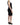 Roccobarocco Elegant Black Sheath Knee-Length Dress Roccobarocco