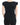 Cavalli Elegant Cap Sleeve Black Top Cavalli