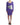 Cavalli Elegant Purple Floral Jersey Dress Cavalli