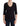 Costume National Elegant Purple V-Neck Blouse Tee Costume National