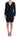 MARGHI LO' Elegant Over Knee Blue Wool Dress MARGHI LO'