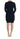 MARGHI LO' Elegant Over Knee Blue Wool Dress MARGHI LO'