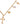 Dolce & Gabbana Gold Tone Brass Chain Religious Cross Pendant Necklace Dolce & Gabbana