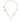 Dolce & Gabbana Gold Tone Brass Chain Religious Cross Pendant Necklace Dolce & Gabbana