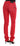 Costume National Red Cotton Stretch Slim Jeans Costume National