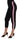 Dolce & Gabbana Black Stretch Pink Stripes Capri Pants Dolce & Gabbana