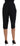Dolce & Gabbana Black Brocade High Waist Capri Shorts Dolce & Gabbana