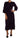 Dolce & Gabbana Elegant Fringe Sheath Dress in Purple & Black Dolce & Gabbana