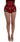 Dolce & Gabbana Red Silk Crystal Roses Shorts Dolce & Gabbana