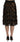 Dolce & Gabbana Elegant Gold Black Silk Blend High Waist Skirt Dolce & Gabbana