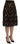 Dolce & Gabbana Elegant Gold Black Silk Blend High Waist Skirt Dolce & Gabbana