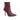 19V69 Italia Bordeaux Fabric Ankle Boots