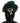 Dolce & Gabbana Green Fur DG Logo Embroidered Cloche Hat Dolce & Gabbana