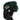 Dolce & Gabbana Green Fur DG Logo Embroidered Cloche Hat Dolce & Gabbana
