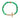 Nialaya Elegant Green Jade Bead & Gold Plated Bracelet Nialaya