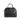 19V69 Italia Black Leather Tote Bag
