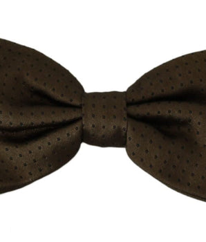 Dolce & Gabbana Elegant Silk Polka Dot Bow Tie Dolce & Gabbana 