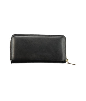 Mario Valentino Black Polyurethane Women Wallet