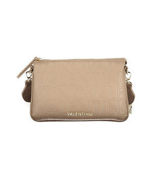 Mario Valentino Marrone Polyurethane Women's Shoulder Bag