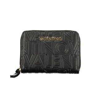 Mario Valentino Black Polyurethane Women Wallet