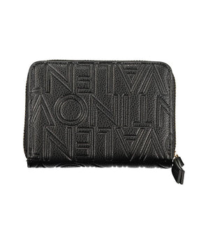 Mario Valentino Black Polyurethane Women Wallet